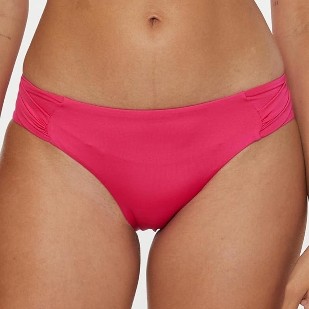 Trina Turk Women's Monaco Tab Side Bikini Bottom, Cheeky Coverage, Swimwear 12
